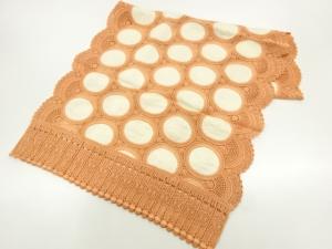 レース丸に花模様ショール